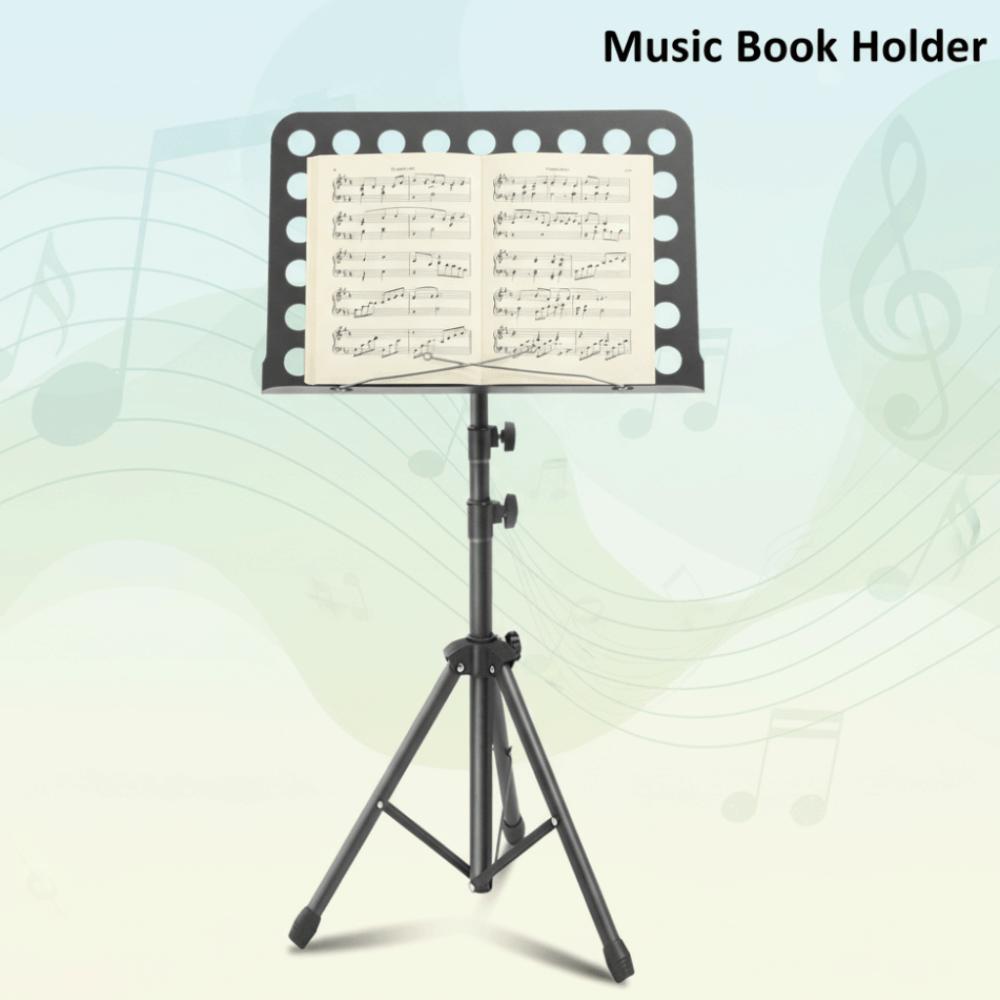 Adjustable Height Music Stand Book Holder Retractable Music Book Holder  Piano