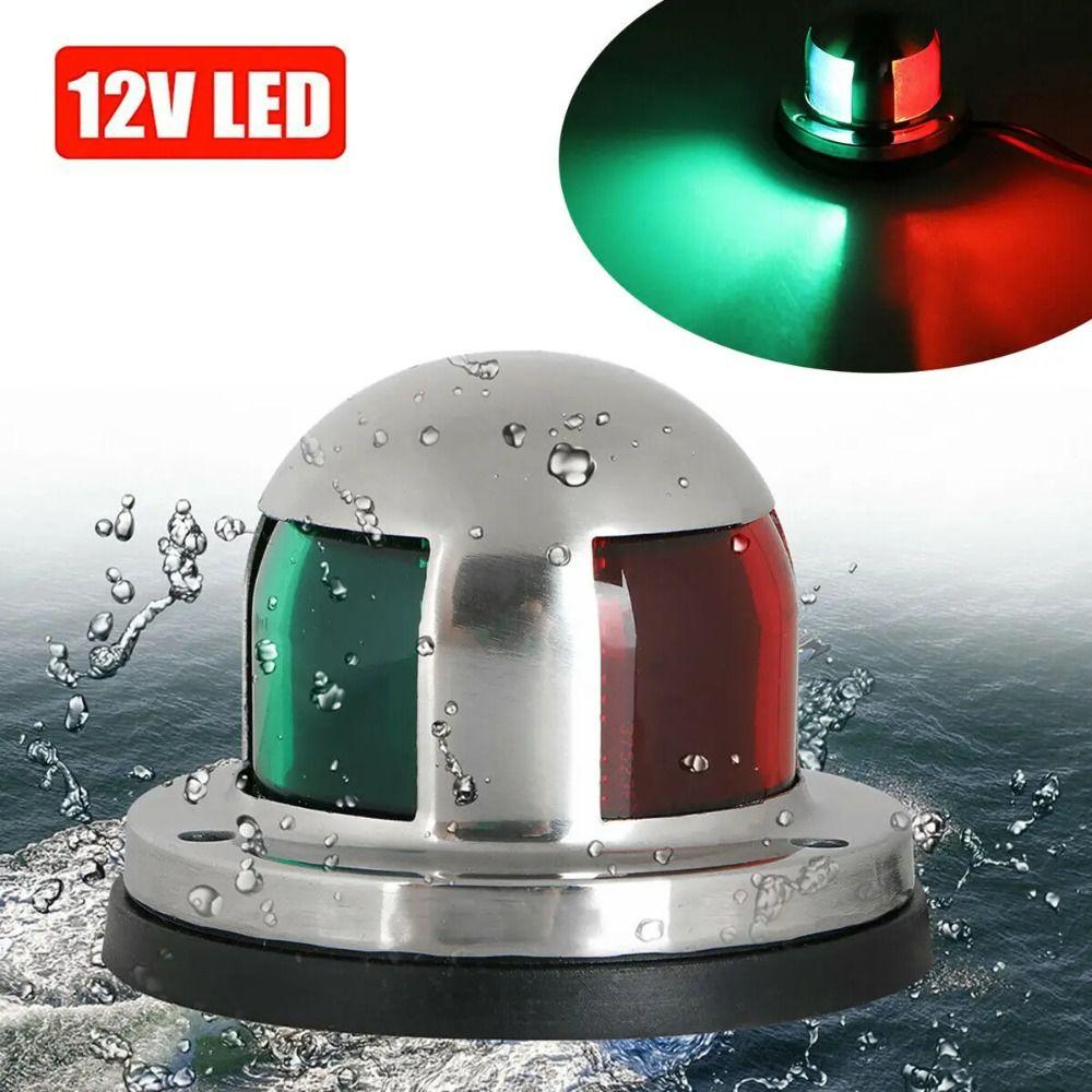 Yacht Navigation Signal Light MotorBoat Boat Signal Lamp Practical Red Green Sidelight