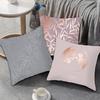 Anti-fading Polyester Delicate Wrinkle Free Decorative Square Floral Pattern Cushion Sofa Pillowcase Throw Pillow Case