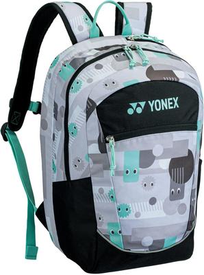 Теннисный рюкзак YONEX для юниоров Вмещает одну 18 л Нагрудный Детский, Рюкзак, Ракетка, Вместимость, Ремешок, Серо-черный