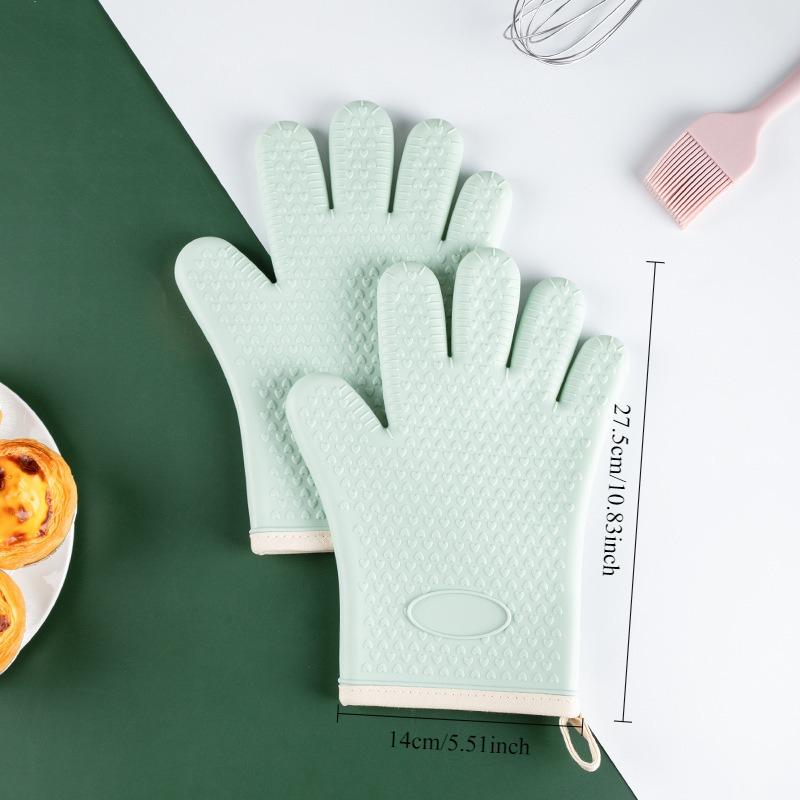 Универсальные силиконовые перчатки для духовки с защитой от ожогов в форме рыбы, утолщенные изоляционные перчатки, прихватки для барбекю, подносы, тарелки, держатели для мисок, принадлежности для выпечки