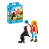 PLAYMOBIL 71738 Jeune fille avec chien de montagne, My Life, 5 pièces, Dès 4 ans