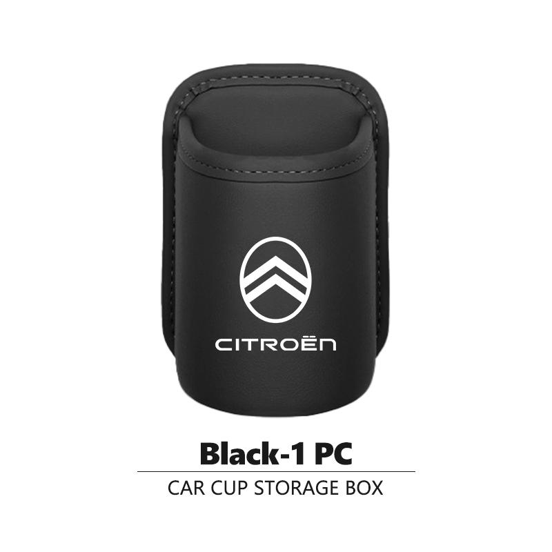 For Citroen Car Door Cup Holder Leather Automotive Drink Rack Storage Bin C4 C3 C5 C1 C2 C6 VTS C4L DS3 DS4 DS5 Grand Berlingo
