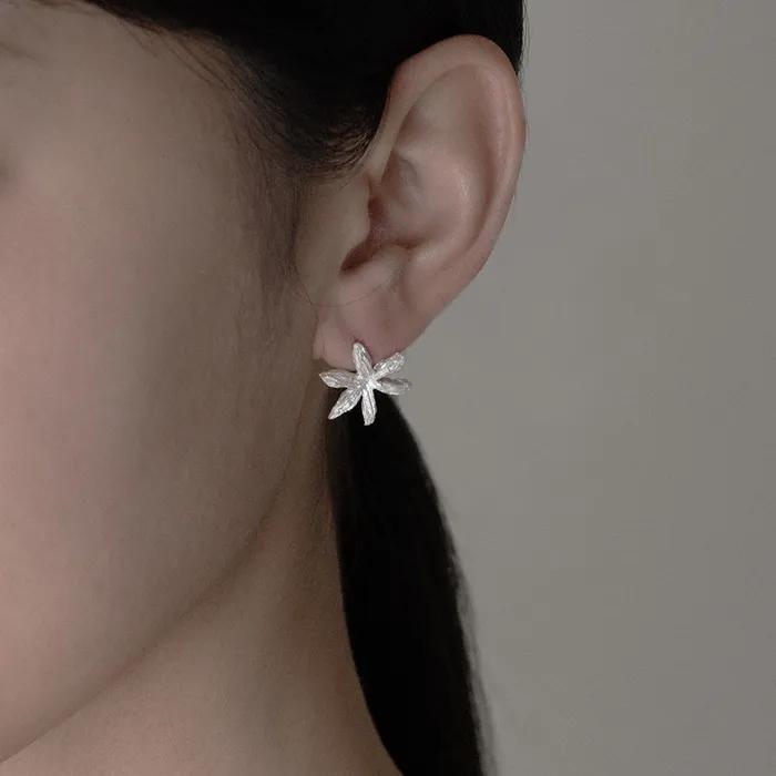 (Worn by TWICE) Bloom No.I Earring_Silver925