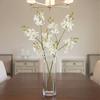 Small Butterfly Orchid Simulation Mini Orchid Real Touch Fake Flower Branch  Outdoor Garden Decor