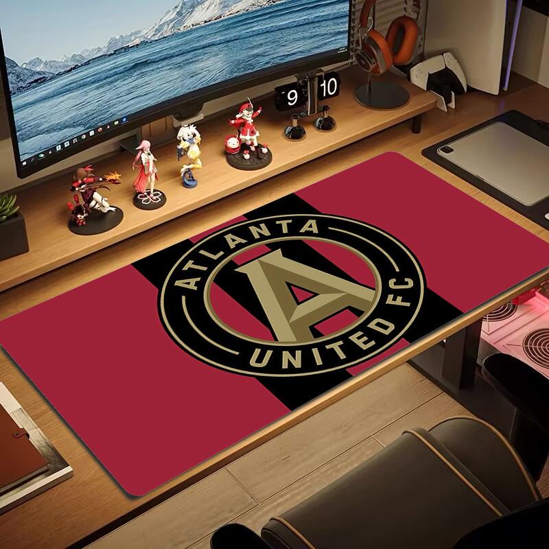 Atlanta United FC Print Cushion Non-slip Laptop Tablet Big Mousepad XXL Mat Mini PC Playmat With Lock edge