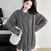 Casual Sweater Female Medium Length Sweater Women Autumn and Winter 2022 Korean Soft Glutinous Small Crowd Sweater Pullover Top
