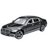 1/24 Alloy Car Model Toy Benz S400L Metal Diecast Model Vehicle Exquisite Craftsmanship Sound Light Collection Kid Birthday Gift