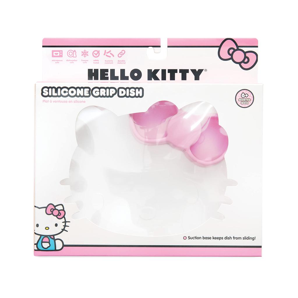 Bumkins Hello Kitty Collaboration Meal Series Силиконовая тарелка с присоской Японская 6-месячная Hello Kitty 1 шт [Подлинный продукт] (х 1) БМ-ГД-ШК