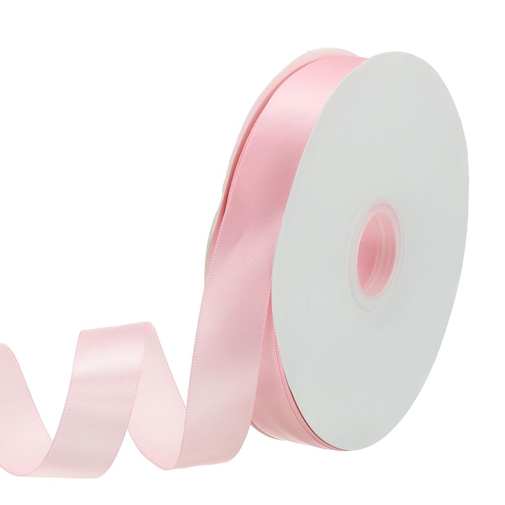 Односторонняя репсовая лента Полиэстеровая атласная лента Однотонная тканевая лента для рукоделия Свадебная вечеринка Упаковка подарков 1"x100 ярдов