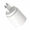 Metal Light Bulb Socket Adapter White Converter Durable Light Holder  Home