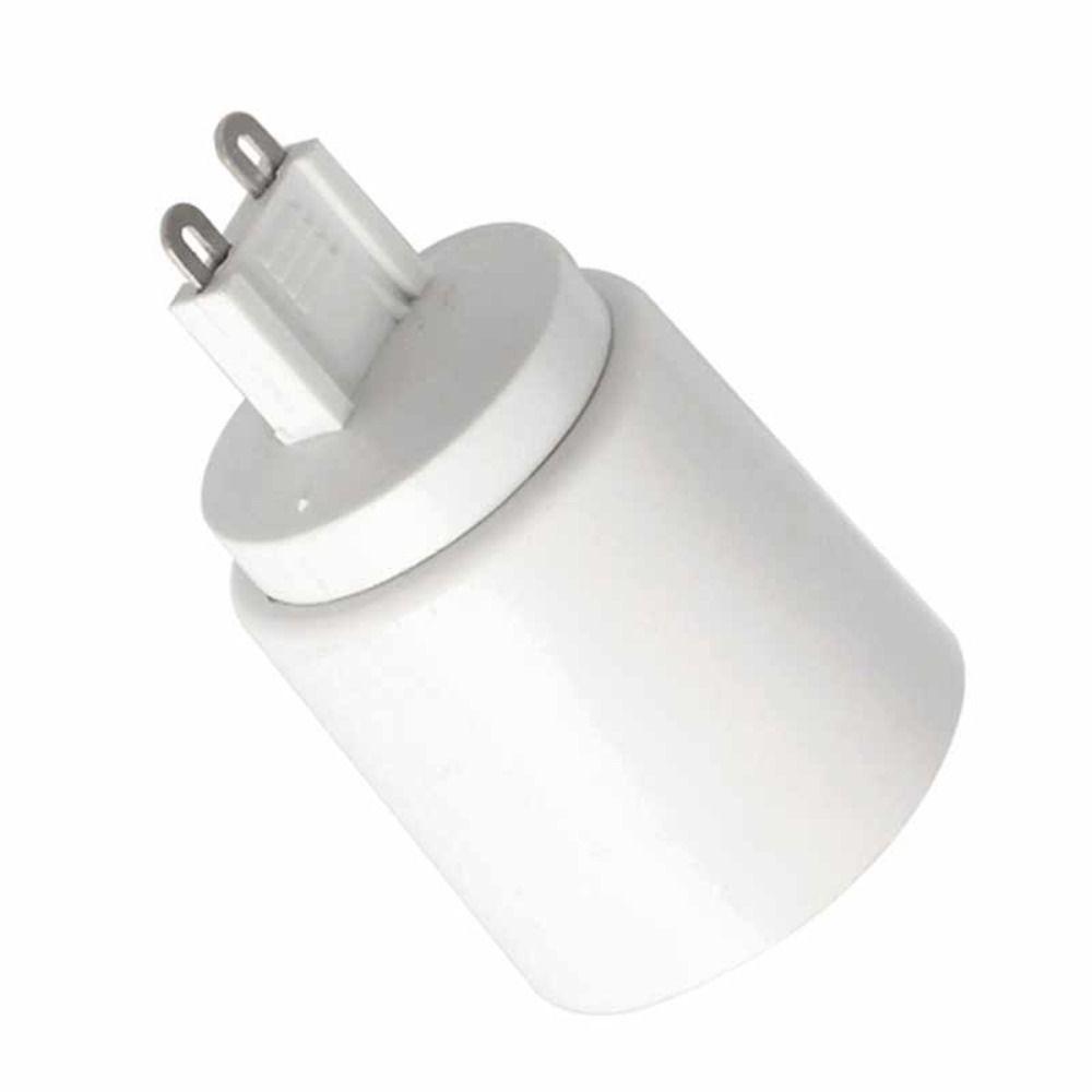 Metal Light Bulb Socket Adapter White Converter Durable Light Holder Home