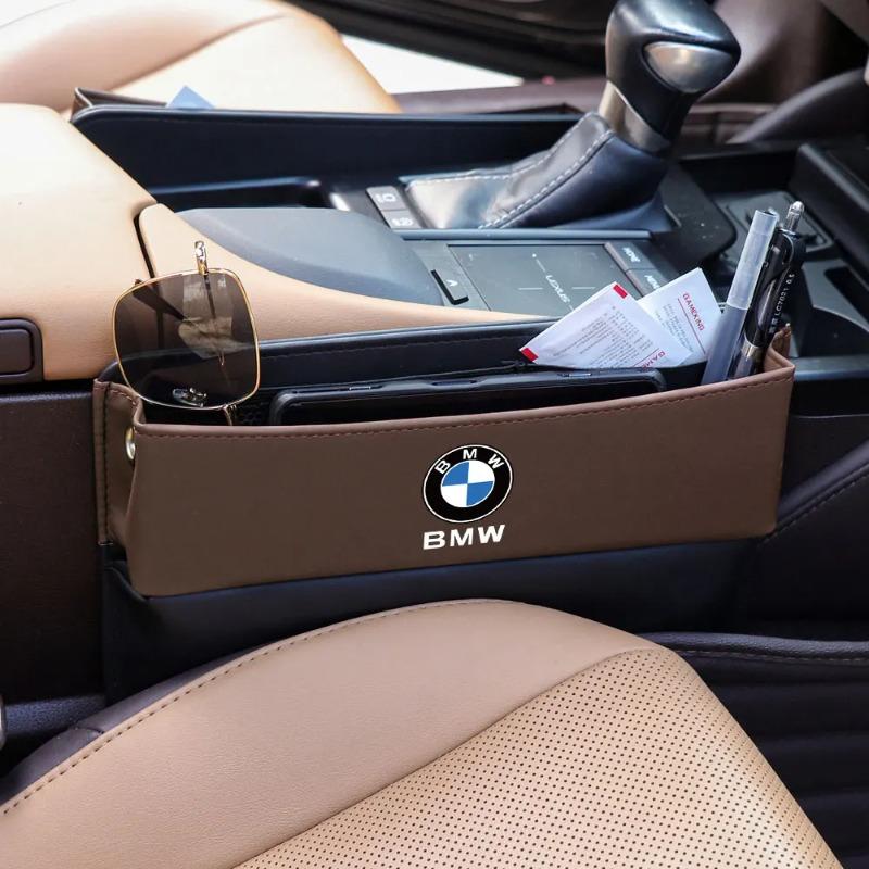 1pc Car Center Console Storage Box Storage Bag For BMW M E46 E90 E60 Serie 1 F11 G30 E30 Performance Auto Interior Accessories
