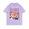 Mr Blobby Funny Meme Tshirt Unisex Women Joke Humor Tshirt Male Fashion Vintage Short Sleeve Unisex Pure Cotton Crewneck T Shirts