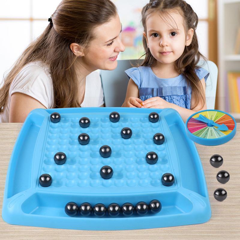 Magnetic Induction Chess Fun Magnetic Chess Game For Training Focus And Logical Thinking Educational Toy For Parent-child Interaction Plastic Material