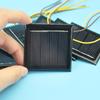 2 В 130 мА 0,26 Вт Солнечная панель Эпоксидный лист Поликристаллическая солнечная панель Ячейка DIY Светодиодный садовый светильник Портативное солнечное зарядное устройство для мобильного телефона