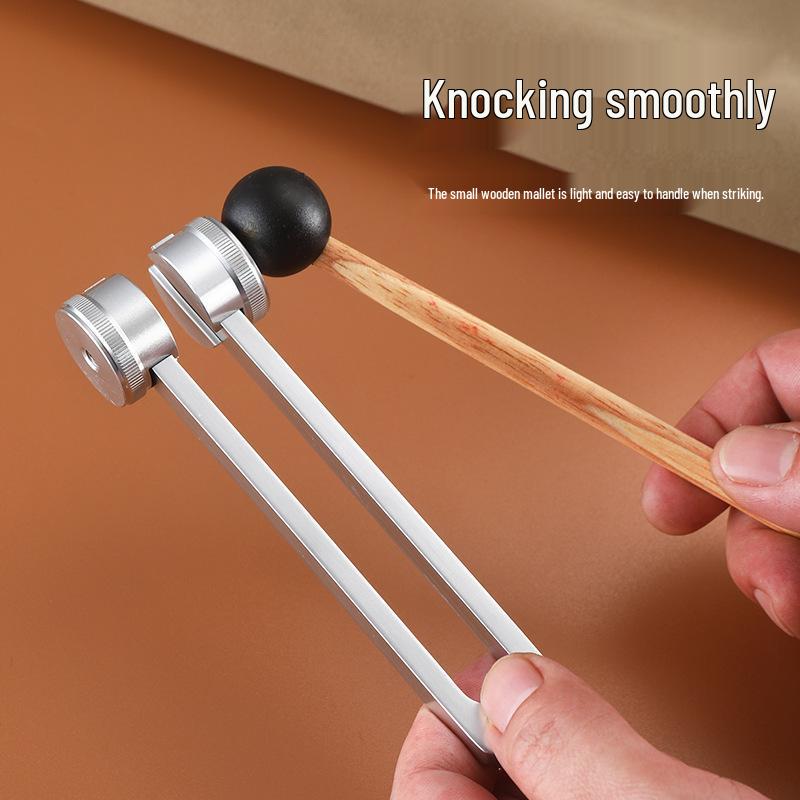 Набор камертонов из алюминиевого сплава из четырех частей: 128 Гц, 136,1 Гц, 256 Гц, 384 Гц для Йоги