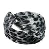 DX~~~ New Wide Brimmed Crossover Headband Lady's Bohemian Print Knitted Headband Sweat-wicking Bandana Sports Yoga Headband