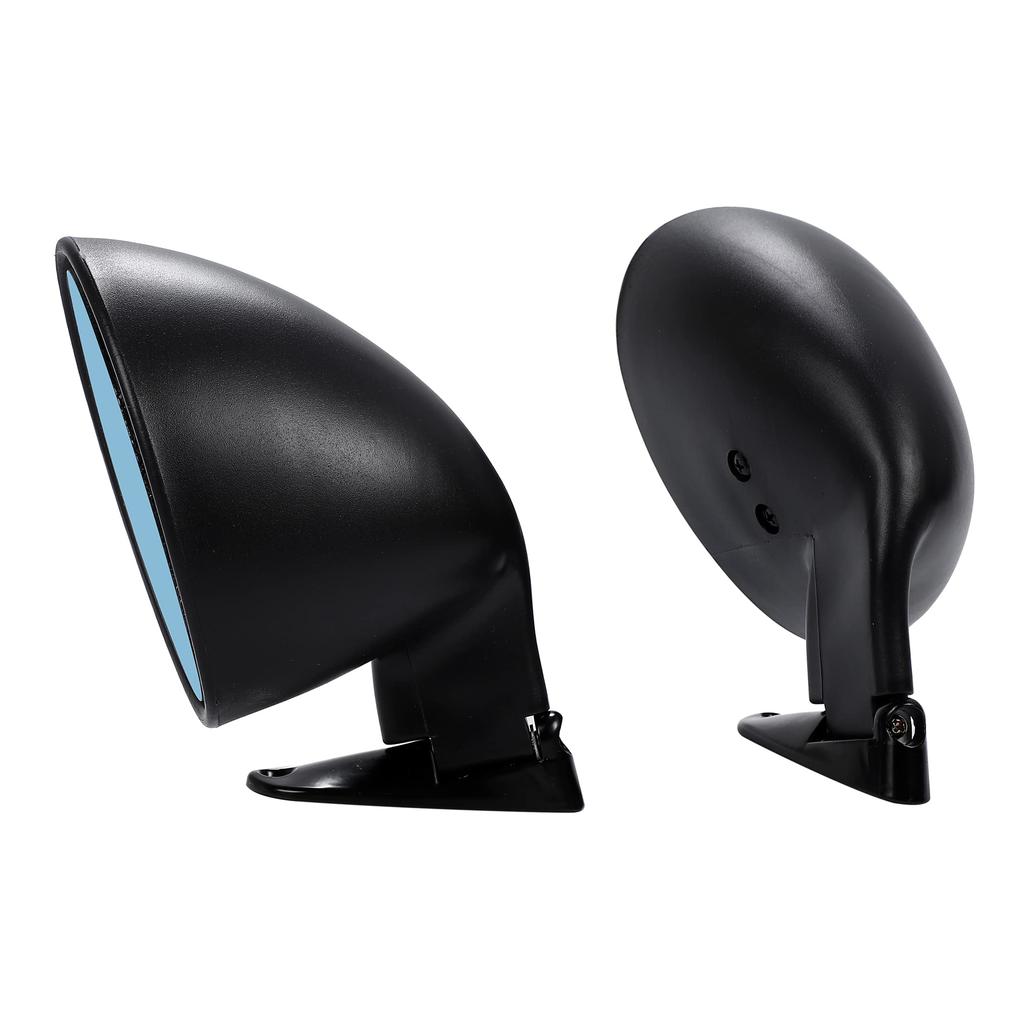 Californian Blue F1 Vitaloni Style Universal Left and Right Aftermarket Door Side Exterior Parts for Retro Cafe Racer and Classic Motorcycles Mirrors,