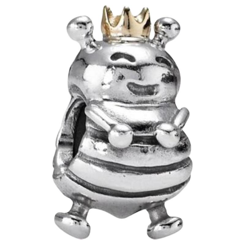Pandora Bee Queen Bee Queen Bee 14K Gold 925 Silver Jewelry Accessories Men and Women Couple Style Silver 790227
