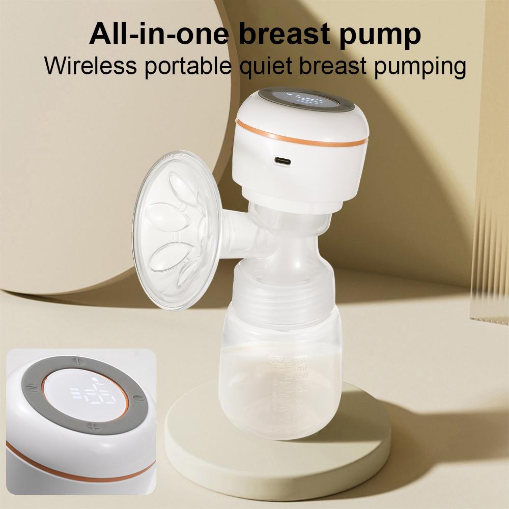 Встроенный электрический молокоотсос Hands Free для грудного вскармливания 4 режима 12 уровней всасывания