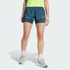 adidas Спортивные шорты 2-в-1 с логотипом Pure Color с эластичной резинкой на талии, женские штаны, темно-синие, HZ4481