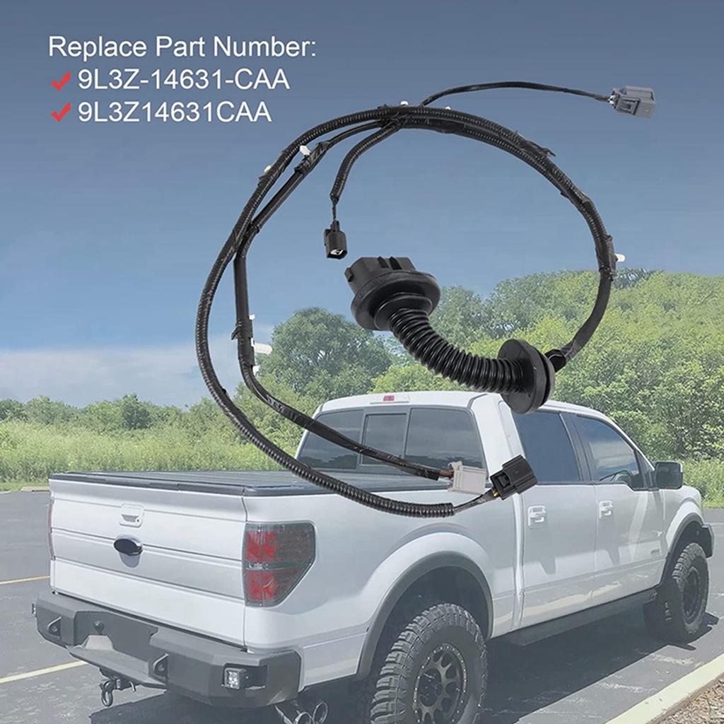 Rear Driver Side Door Jumper Wire Assembly ABS Door Harness Replacement Durable For F150 2009-2014 9L3Z14631CAA Crew Cab