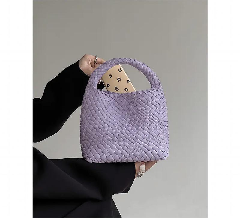 2022 Women's Woven Basket Tote Handbag - Fashionable Shoulder Bag