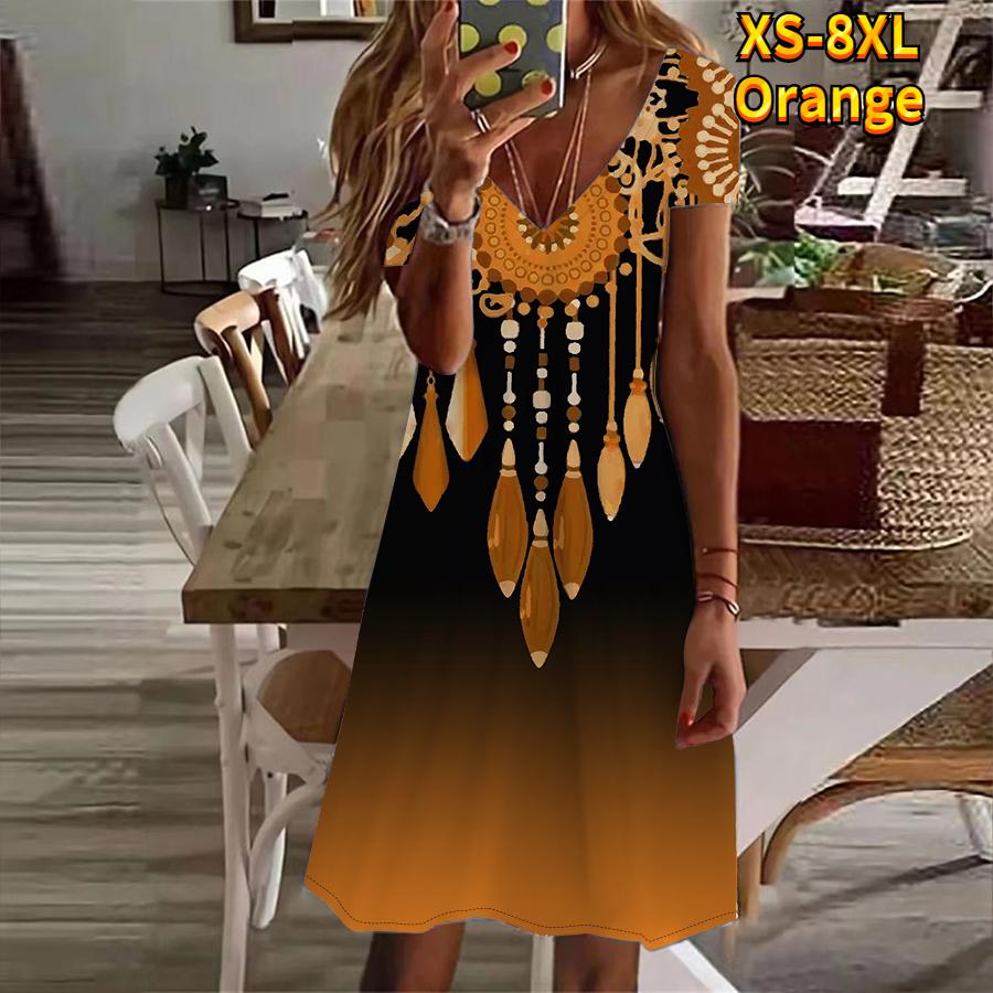Летняя мода женская V-образным вырезом с коротким рукавом ледяное ожерелье с кристаллами платье с принтом секс-платье