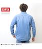 Tops Denim Work Shirt Long Sleeve ET2138 Light Blue L [Edwin] Men's