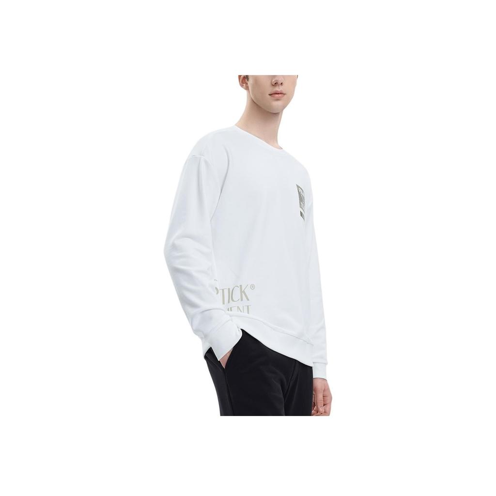Fila X Magic Stick 2023 Осень Новая Толстовка Пуловер Модный Повседневный Топ Мужские топы Стандартный-Белый F11M339205F-WT
