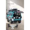 1/24 Mitsubishi Delica MPV Модель автомобиля из сплава Литой металл Классические коммерческие автомобили Модель автомобиля Звук и свет Детская игрушка Подарок