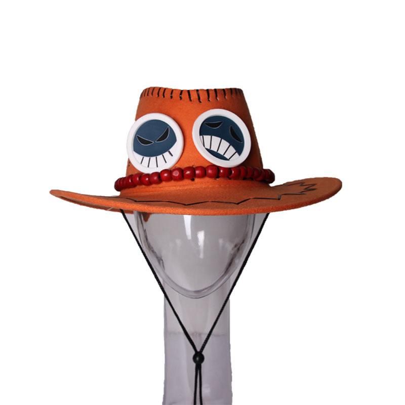 Аниме D Ace Luffy Косплей Ковбойские шляпы Мужчины Женщины Дорожная кепка Chopper Tony Пираты Кепки Череп Игрушки Костюм Хэллоуинская шляпа