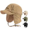 Solid Color Bomber Hat Windproof Ski Earflap Bonnet Casual Lei Feng Hat Keep Warm