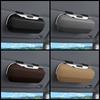 Multifunction Car Glasses Box Portable Car Sunglasses Holder Car Driving Glasses Holder Press Switch Eyeglass Case Sun Visor