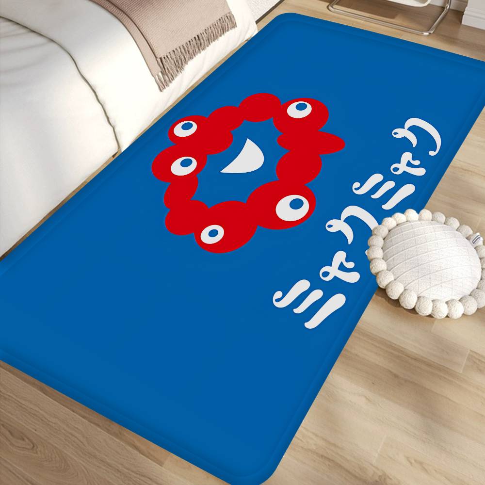 Cartoon M-Myaku-Myaku Door Mat Nordic Style Bedroom Living Room Doormat Home Balcony Anti-Slip Alfombra