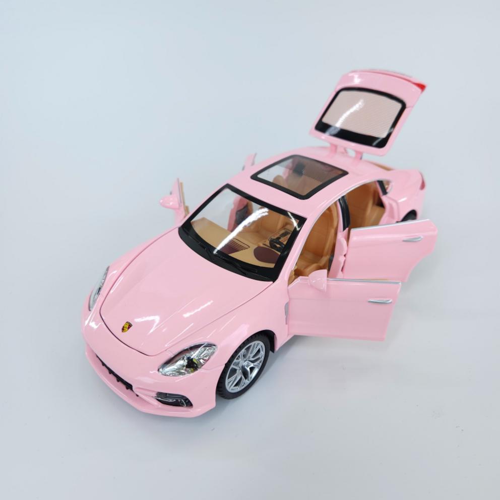 Велли 1:24 Розовый литой автомобиль Porsche Panamera