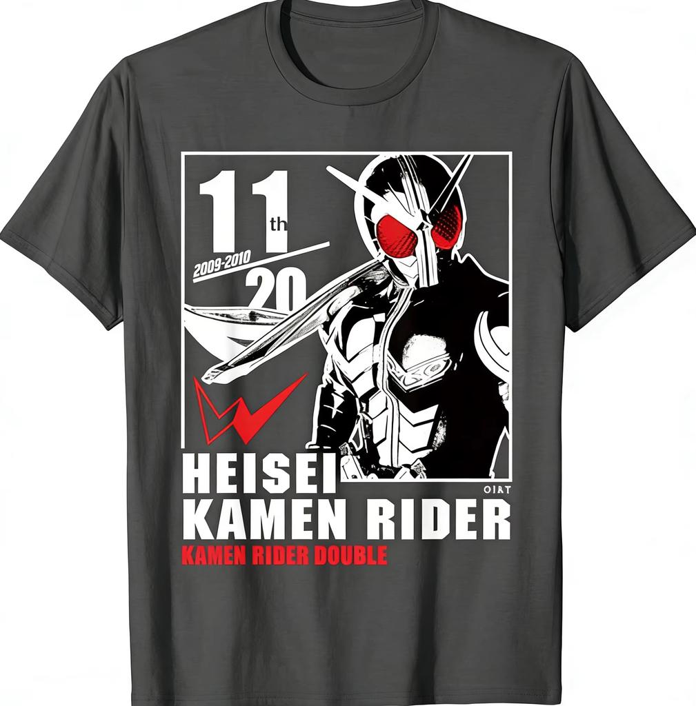 Графическая футболка Kamen Rider Герой Мужская Женская Мода Повседневный Уличный Стиль Футболка с коротким рукавом Дышащая Легкая Повседневная Носка Топы