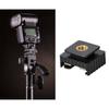 Professional chiroq tayanchi, issiq oyoq adapteri va 1/4" shtativ vintli, chiroq Speedlite shtativi uchun