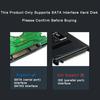 Внешний USB HDD чехол 5 Гбит/с 2,5-дюймовый прозрачный чехол для жесткого диска Корпус жесткого диска SATA HDD SSD чехол для хранения ноутбука ПК