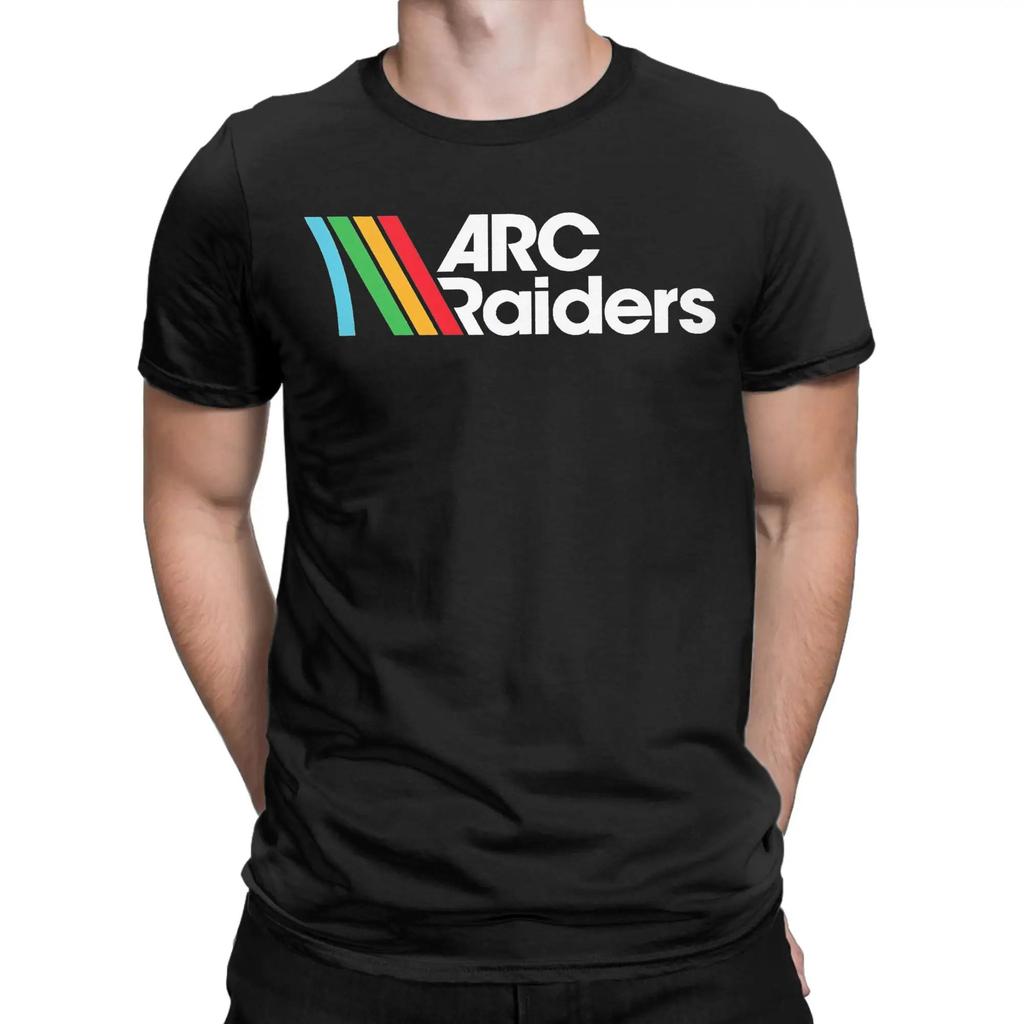 Arc Raiders Печатная хлопковая футболка Мужская Повседневная Свободный крой Пара Мода Уличная одежда harajuku графические футболки оверсайз футболка
