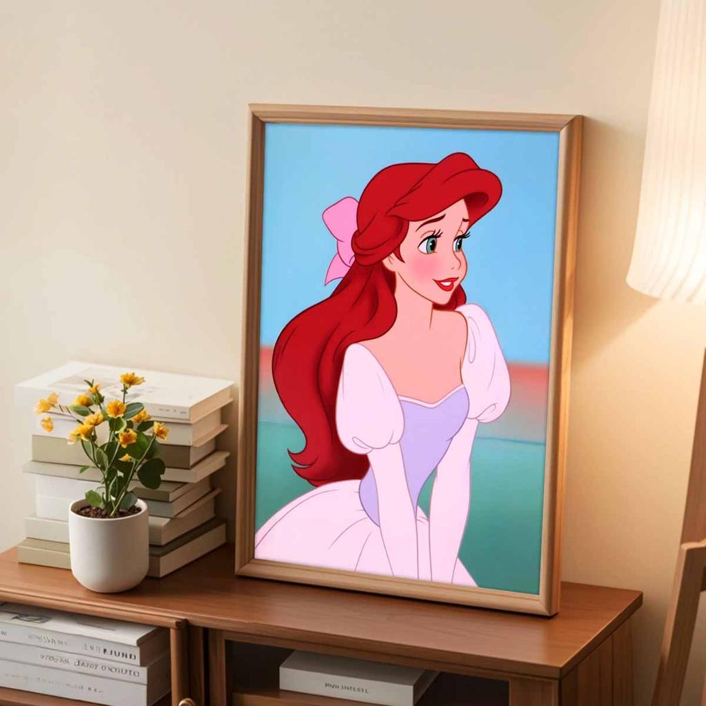 DIY Diamond Painting Lovely Princess Cross Stitch Kit Mosaic Art Diamond Painting Full Circle Diamond Home Decoration