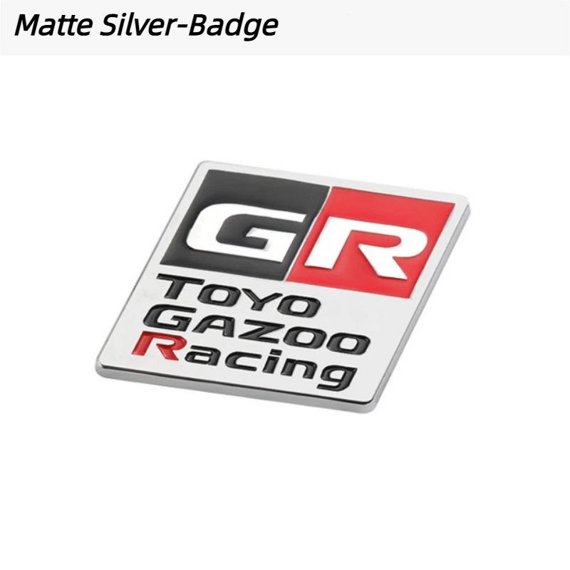 Металлическая наклейка на автомобиль GR Gazoo Racing Логотип Значок Эмблема Декаль для HV Y-ARiS GRMN 86 P-rius H-arrier