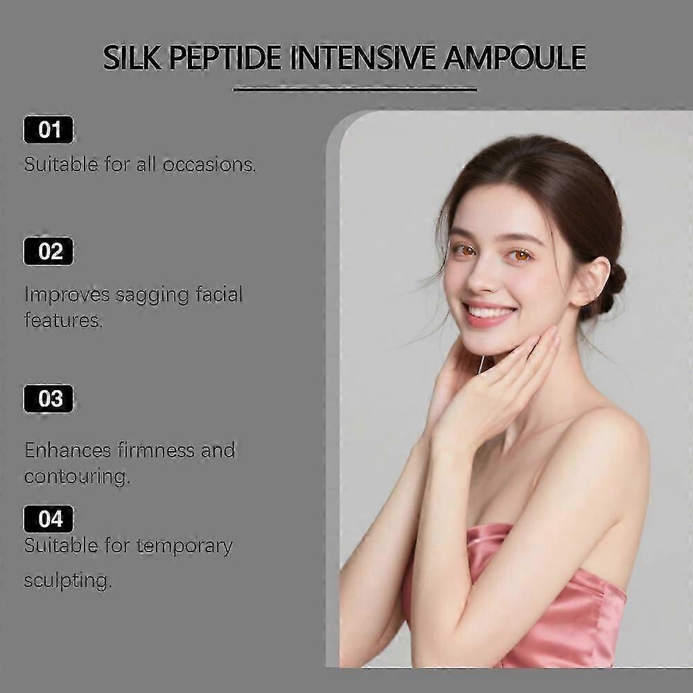 1-3set Deep Collagen Silk Peptide Intensive Lifting Ampoule Tighten Skin Elasticity Enhanced Reduce Fine Lines and Wrinkles Face Serum!ZZ59 S06