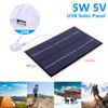 Солнечная панель 5 Вт 5 В Поликристаллический USB Зарядное устройство для солнечной панели для зарядки аккумулятора/телефона 3-5 В для кемпинга на открытом воздухе