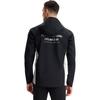 Fila Cycling Brand Logo Fashion Sports Hooded Jacket Men Jacket Deep-Black A11M518705F-BK