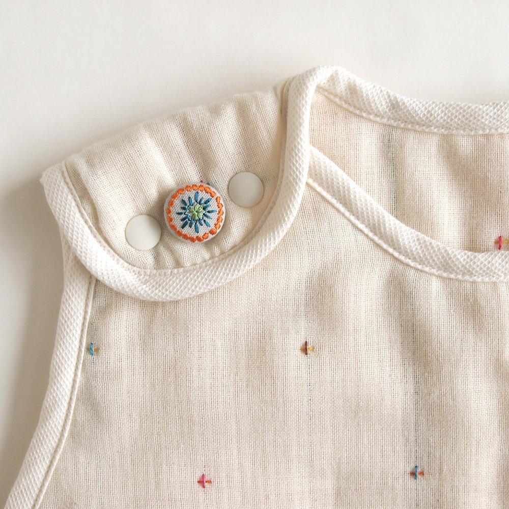 10mois BOBO Fluffy Gauze Toddler Kids Sleeper Dot Length 64cm Ages 8385 (Dimoi) - (6-layer Gauze) 2-7