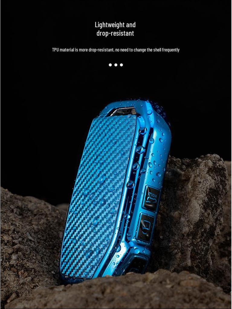 Чехол для ключа Kia: Защитный чехол из углеродного волокна для моделей K5, New Sportage, Sportage, Aopao 19 и K3