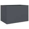 Vidaxl Donica, Antracytowa, 62X40X39 Cm, Stal