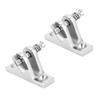 2PCS 55 X 18mm Stainless Steel 316 Boat Deck Hinge Mount Fitting Marine Hardware